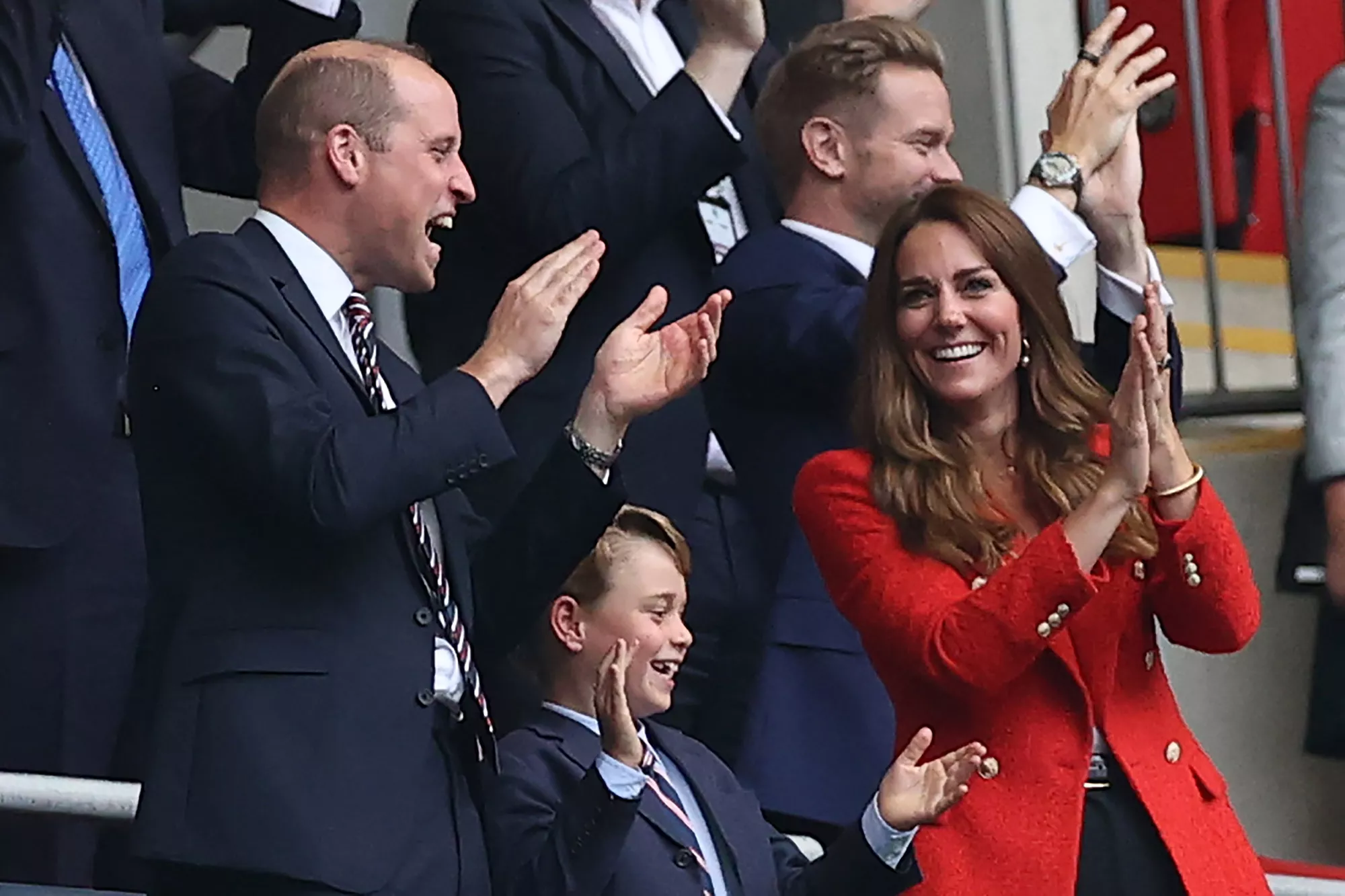 Prince George at Wembley Stadium for England semi-finals - July 2021. Christian Charisius/picture alliance via Getty